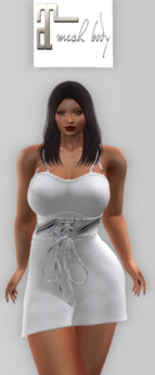 Second Life Marketplace - Chele's Sexy White Dress - Maitreya(B)